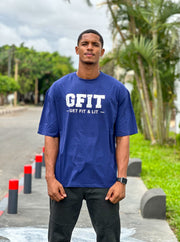 UrbanEase Oversize Tee Bleu – t-shirt de sport Galsenfit